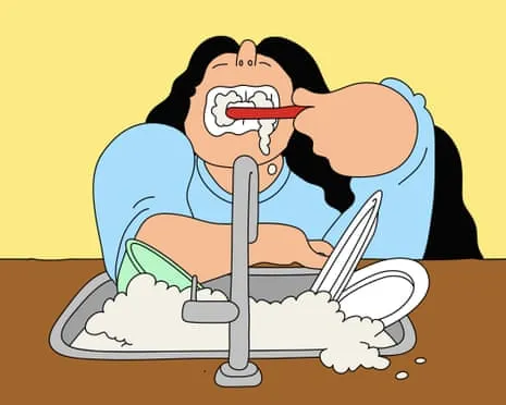 Should Our Roommate Cease Brushing Their Toothbrush at the Kitchen Sink?