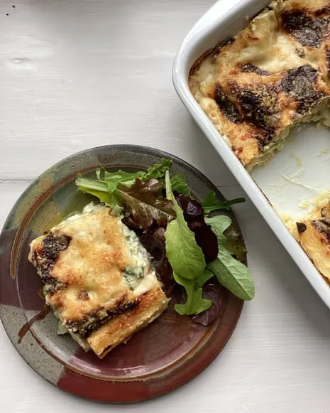 A Classic Recipe for Lasagna with Summer Squash and Three Cheeses