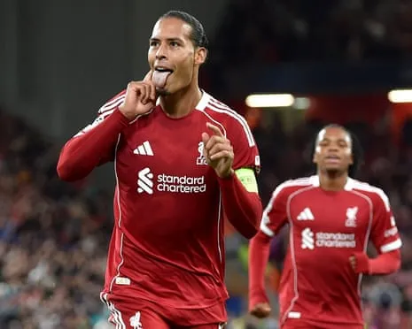 Virgil van Dijk scores last-gasp decisive goal in clash with Spanish giants